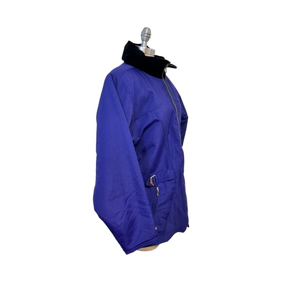 Vintage Nils Womens Purple Ski/Snowboard Jacket Size 10 Fits 8 Velvet Lining - Picture 2 of 7